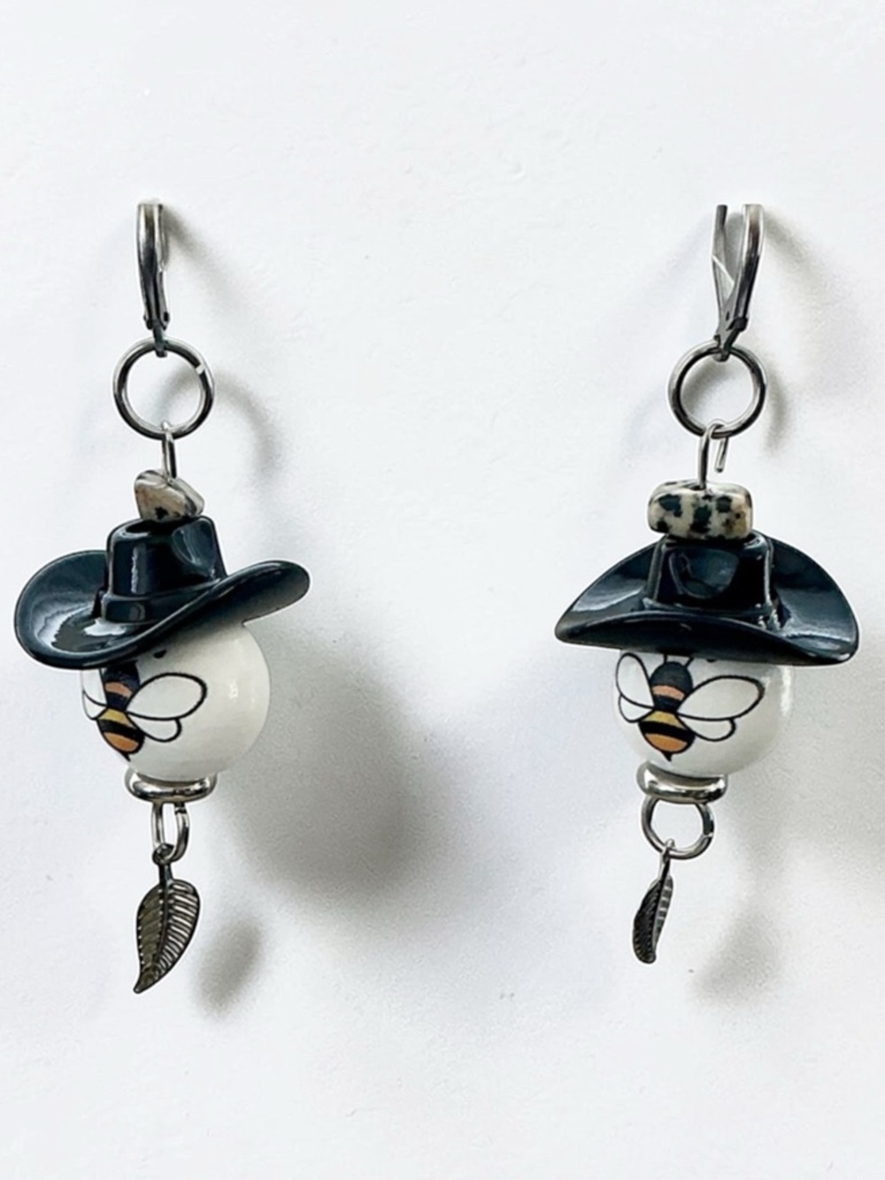 🆕 3D Cowgirl Hat Earrings-Stainless Steel